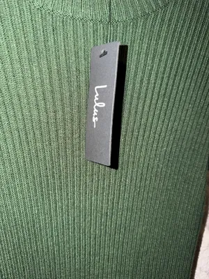 Lulus Dark Green Ribbed Knit Long Sleeve Open Back Bodycon Mini Sweater Dress thumbnail 5
