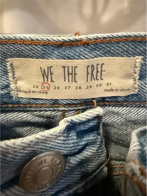 We The Free Distressed Denim Mini Skirt Size 25 thumbnail 3