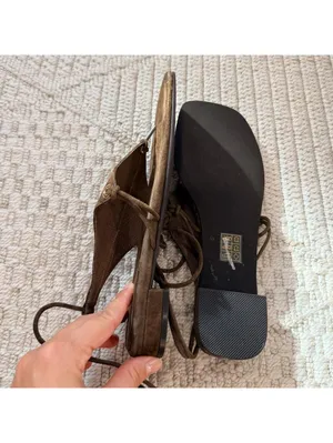 Jeffrey Campbell Indio Wrap Sandals in Brown Suede thumbnail 6