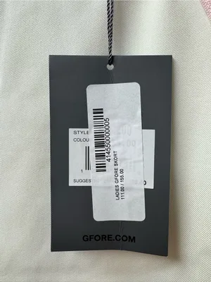 G/FORE Tech Tux 16" Skirt Golf Tennis Skort Side Stripe Pink White 8 NEW $155 thumbnail 7