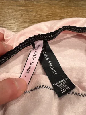 VICTORIA’S SECRET Fairy Grunge Baby Pink Lace Babydoll Slip Dress | Size Medium thumbnail 3