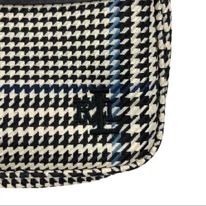 Ralph Lauren Monogram Houndstooth Canvas Mini Bag thumbnail 3