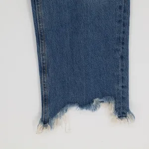 Free People Maggie‎ Mid Rise Button Fly Straight Leg Denim Jeans Blue Size 25 thumbnail 5