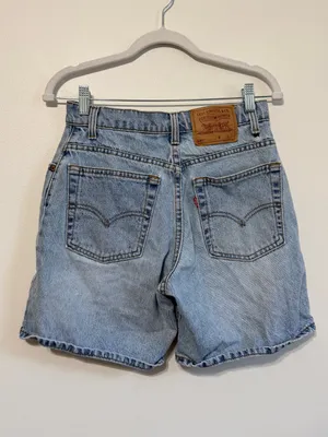 Vintage Levi’s 550 Mom Shorts Size 26 Women’s Denim Vtg 90s Relaxed Fit Baggy thumbnail 5