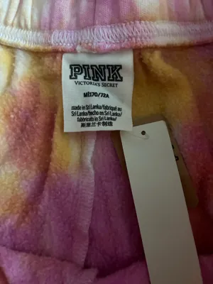 PINK Victoria’s Secret Varsity Tye Dye Shorts NWT thumbnail 2
