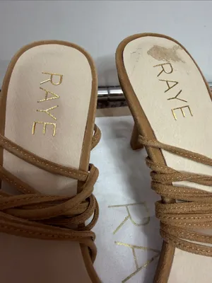 Raye Revolve Julep Heel in Tan NWT. Size 8.5 thumbnail 4