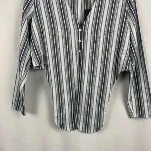 The Fifth Label Guide Stripe Top Tie Front‎ Blouse Blue White NWT S thumbnail 12