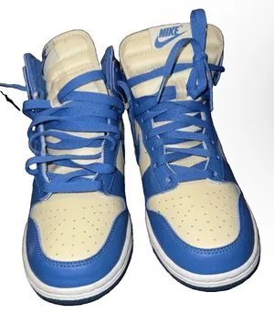 Nike Women's Size 8 Dunk High NN Khaki/Star Blue thumbnail 1