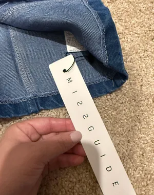 Missguided Denim Top thumbnail 3