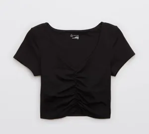 Offline By Aerie Real Me Ruched T-Shirt thumbnail 2