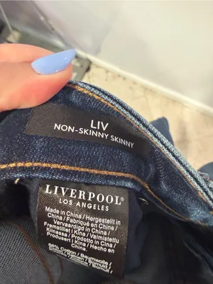 Liverpool Dark Wash Liv Non Skinny Skinny High-Rise Women’s Jeans‎ thumbnail 3