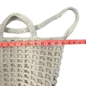 MADEWELL Crocheted Rope Tote Antique Cream Summer Vibes Boho Vacation Resort thumbnail 9