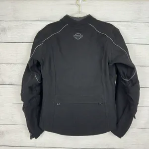 Harley-Davidson‎ Womens FXRG Padded Riding Jacket Black Medium 98366-05VW Biker thumbnail 14