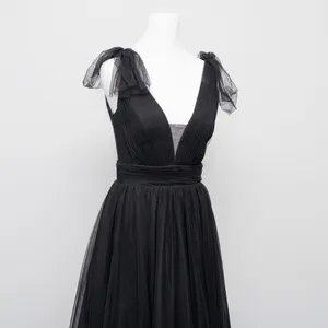 Betsy & Adam |‎ Gigi Long Ruffle Mesh Dress thumbnail 9