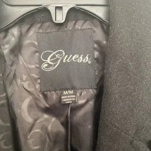 Guess medium black pea coat  with side pockets thumbnail 3