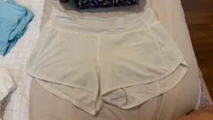 Lululemon Speed Up Shorts 4" Yellow Neon thumbnail 1