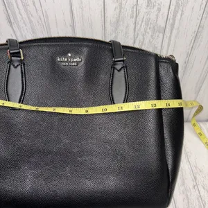 Women’s Kate Spade Monet Large Triple Tote Black Flawed thumbnail 11