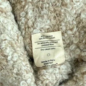 MATE the Label Alpaca Teddy Crew Neck Sweater Womens thumbnail 7