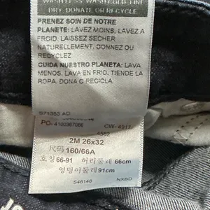 Denizen from Levis Modern Boot Cut Jeans Womens 2M 26x32 Dark Wash Denim Blue thumbnail 8