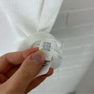 Aerie White Waffle Knit Baby Tee Size XS thumbnail 8