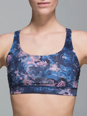 Lululemon Energy Bra in the Moody Mirage Bark Berry Deep Navy thumbnail 1
