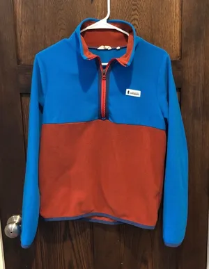 Cotopaxi Amando Fleece Half Zip - small Blue and dusty red/brown thumbnail 1