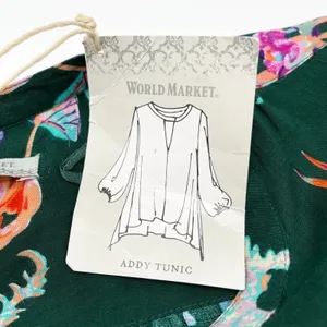 World‎ Market Womens Addy Tunic Top Blouse S/M Tropical Floral Swing Feminine thumbnail 7