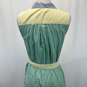 J.Crew Color Block Stripe Shirt Dress 4 S Sleeveless Pockets Belt Preppy Coastal thumbnail 8
