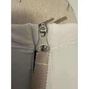 Lululemon Run Warm Up Crew Long Sleeve 1/2 Zip Back White Dune Women's Sz 6‎ thumbnail 4