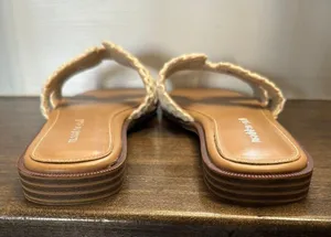 Slides Sandals Size 9 Ivory Cream Color thumbnail 3