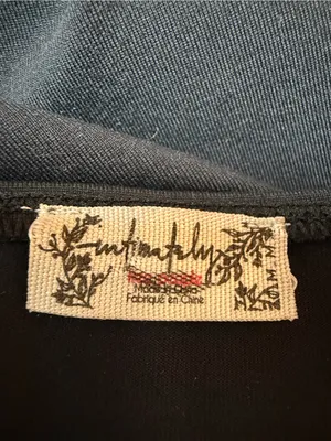 Free People Somewhere Sometime Cami in Black Size Medium thumbnail 2