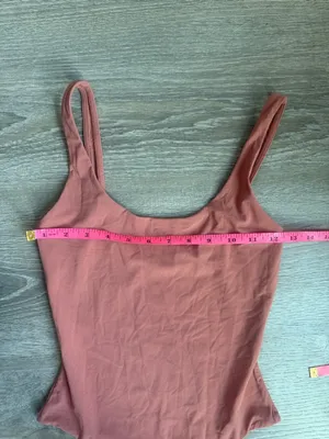 Alo Mesh Sheer Illusion Bodysuit - Soft Terracotta thumbnail 6