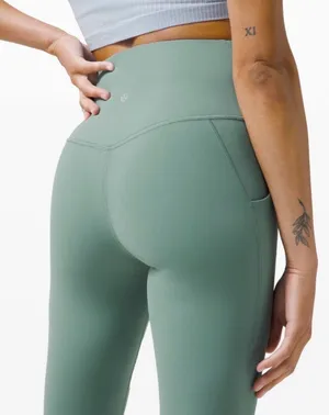 Lululemon Align High Rise Pant with Pockets 25" Tidewater Teal 8 thumbnail 9