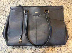 Black Laptop Shoulder Bag, 15.6" thumbnail 1