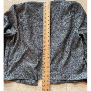 J.Crew Textured Gray Cropped Open Front Blazer‎ Jacket  Size M thumbnail 5