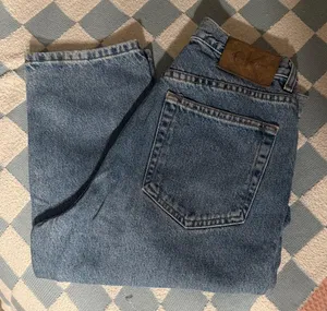 Calvin Klein High Waisted Denim Jeans thumbnail 1