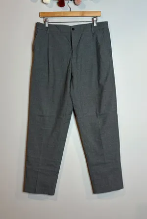 Zara grey trouser dress pants thumbnail 1
