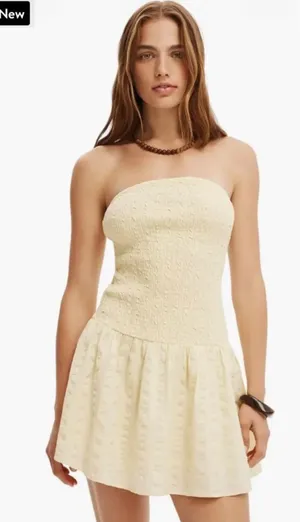 Butter Yellow Mini Dress Size 6 thumbnail 1