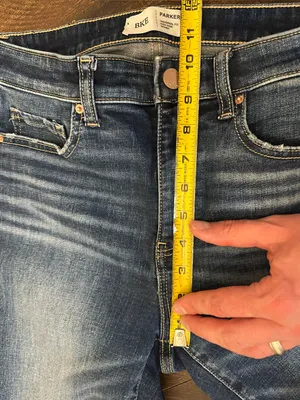 BKE Parker Womens 28x29 High Rise Skinny Jeans Dark Wash Denim thumbnail 3