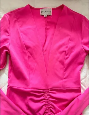 Verge Girl Pink Long Sleeve Mini Dress thumbnail 3
