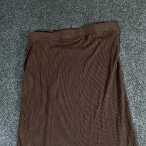 Mable Brown Ribbed Knit Maxi Skirt Side Button Slit Small Whimsigoth Fall thumbnail 10