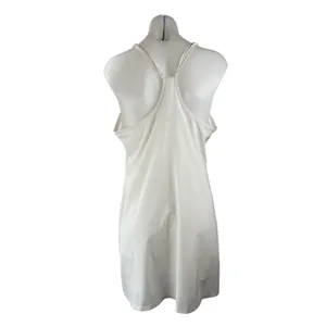 All In Motion White Sleeveless Racerback Scoop Neck Tennis Athletic Dress Size L thumbnail 3