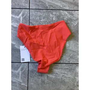 Quince Women Coral Orange High Waisted Bikini Bottom Swim XS ATG001 NWT thumbnail 3
