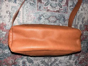 The Sak Tan Light Brown Tooled Leather Shoulder Bag Purse thumbnail 11