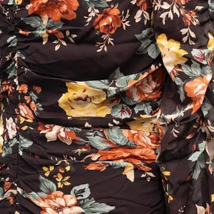 Veronica Beard. Hedera Silk Floral‎ Mini Dress. thumbnail 12