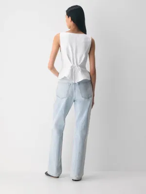 Aritzia Wilfred Octavo Bustier - CruiseLinen™ White Top Vest thumbnail 6
