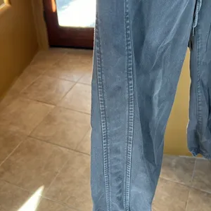 GAP Olive Green Tencel Blend Jogger Pants Medium Casual Drawstring Lounge thumbnail 5
