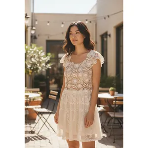 NWT Alberta Ferretti Floral Lace Embroidered Tulle Dress Size 2 thumbnail 13