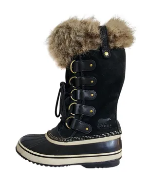 Sorel Joan of Arctic Black Waterproof Boots Size 8.5 thumbnail 1