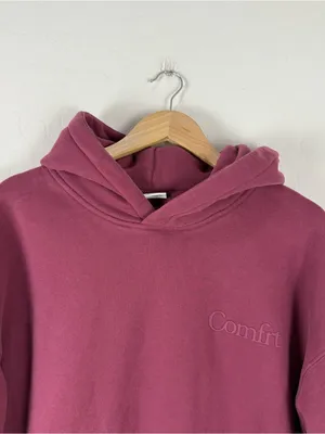 Comfrt Colors Berry Minimalist Hoodie thumbnail 4